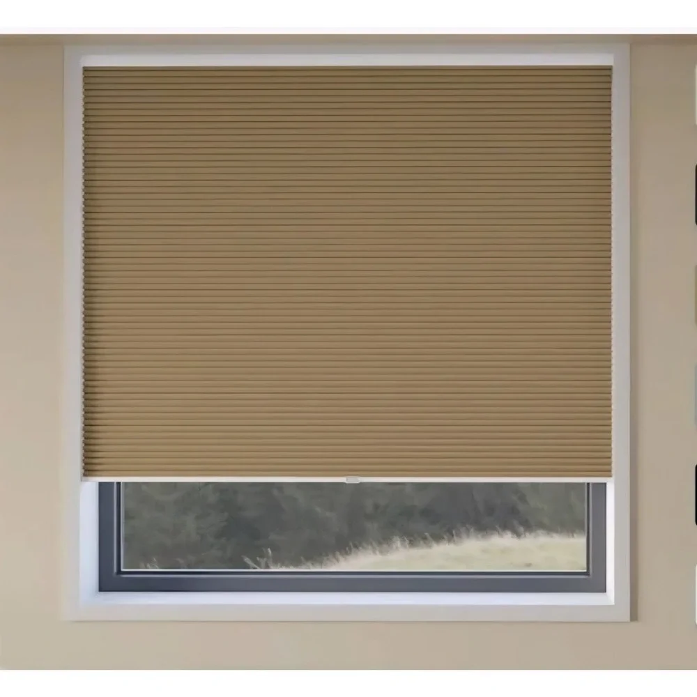 Cordless Blackout Cellular Shades for Windows 28 Wide‎ X 36 Long Beige